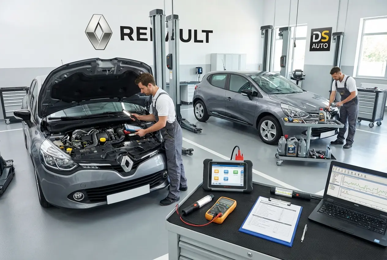 Комплексная диагностика Renault перед покупкой в автосервисе DS Auto в Жуковском
