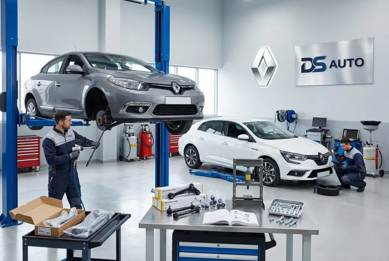 Диагностика и ремонт передней и задней подвески Renault в Жуковском - автосервис DS Auto
