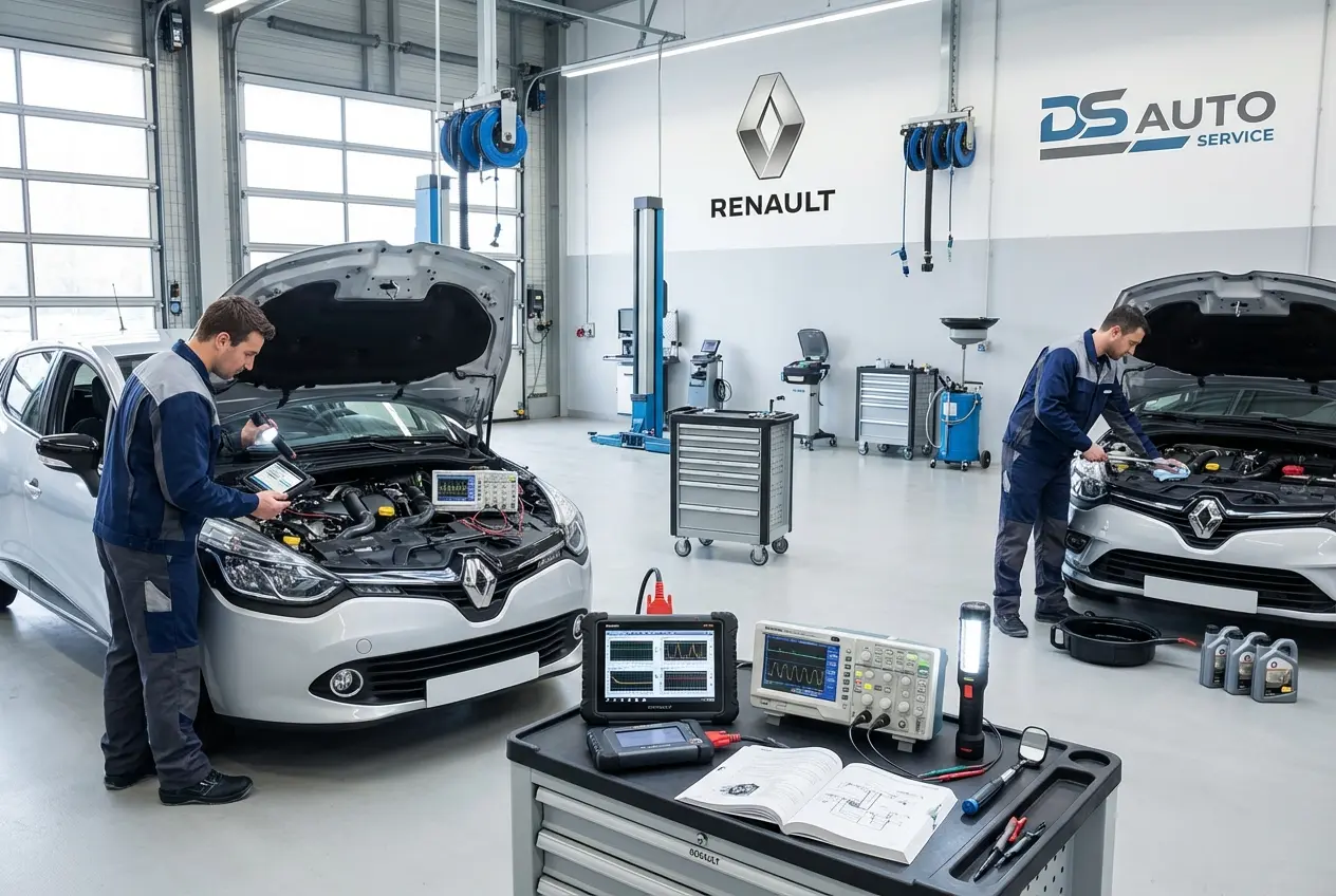 Проверка ДВС Renault в автосервисе DS Auto в Жуковском

